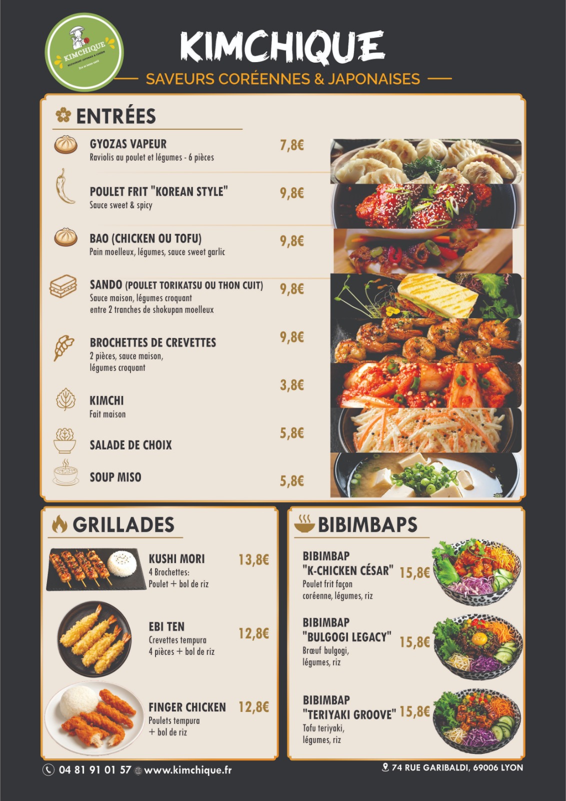 Menu Page 1